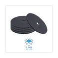 thumbnail image 3 of Boardwalk Stripping Floor Pads, 20" Diameter, Black, 5/Carton -BWK4020BLA, 3 of 6
