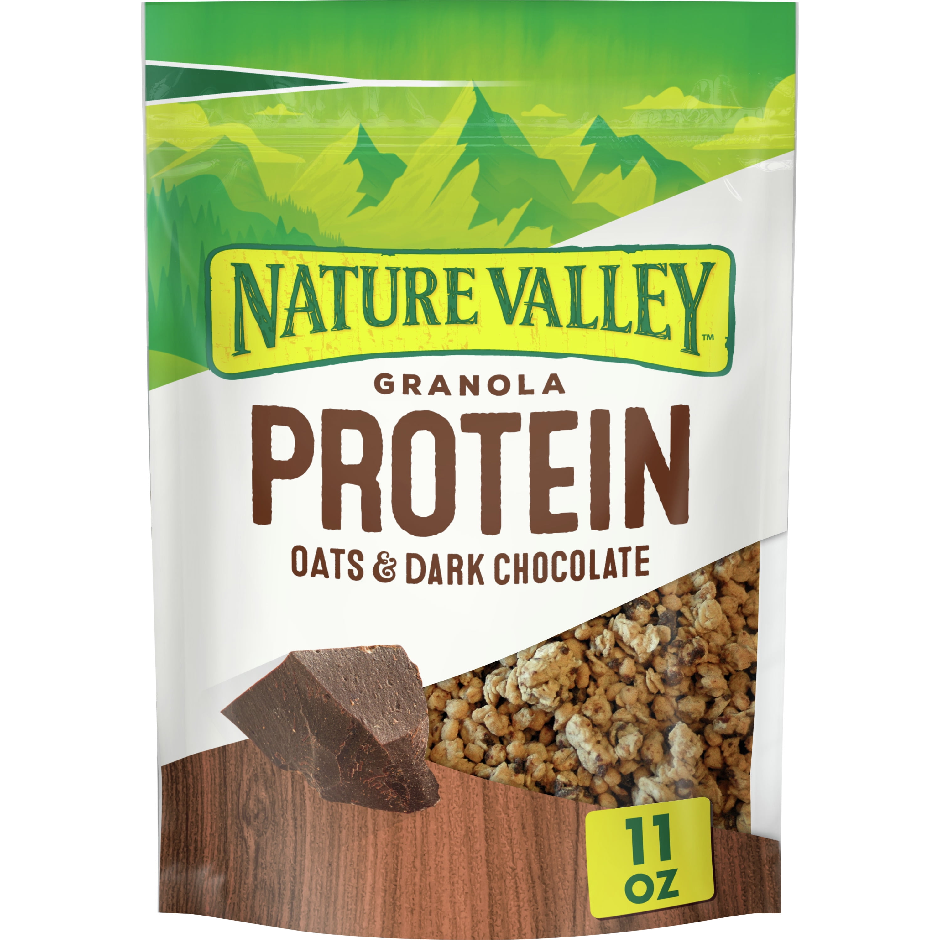 Nature Valley Granola Protein Oats And Dark Chocolate Nature Valley Granola, Protein, Oats and Dark Chocolate, 11 oz pouch