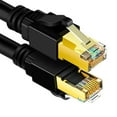thumbnail image 3 of Cable De Red Cat 8, Conector RJ45 De Contacto Chapado En Oro De Alta Velocidad De 40 Gbps, Cable De Internet Cat 8 De 2000 MHz Para PC Para Juegos, 3 of 8