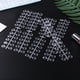 thumbnail image 2 of Nail Art Polish Palette Dot Flat Nail Color Card Display Tool (Transparente), 2 of 7