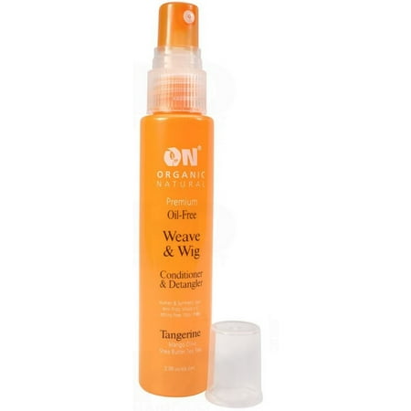 3 Pack - ON Organic Natural Weave & Wig Conditioner & Detangler Spray, Tangerine 8