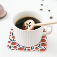 thumbnail image 6 of Kdxio Hand Drawn Tomatoes Funny Coasters,4 Pcs Leather Coasters,Housewarming Gifts,Protect Furniture from Water Marks Scratch and Damage, 6 of 8