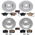 thumbnail image 2 of PowerStop Front and Rear Geomet Coated Brake Rotor and Pad Kit Fits: AUDI Select Models CRK639, 2 of 5