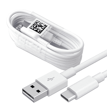 Borz OEM Original Samsung Galaxy S8, S8 , S9, S9 , S10, S10 , S10e, Note 8, Note 9 Adaptive Fast Charger USB-C 3.1 Type-C Cable Fast Charging USB Data and Sync Cord [4 FT Type-C Cable], White