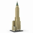 thumbnail image 2 of Bank of Manhattan Trust Building Blocks Set MOC-130597 40 Wall Street Skyscraper Bricks Toys 1:800 DIY Model, 2 of 4