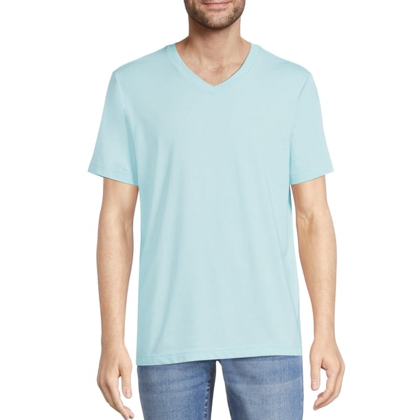 George Men's Short Sleeve V-Neck Tee - Walmart.com