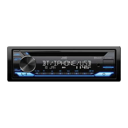 JVC KD-T720BT 1-Din Car Stereo CD Receiver w/ Bluetooth/USB/Alexa/13-Band EQ