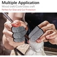 thumbnail image 4 of LAICAIW Finger Cots Cut Resistant Protector-Finger Covers for Cuts, Gloves Life Extender, Cut Resistant Finger Protectors for Kitchen, Work, Sculpture, Anti-Slip, Reusable (Gray, 6PK), 4 of 7