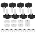 thumbnail image 1 of Garosa 8Pcs Universelles Fixations Rigides Vis à Pouce Boulons pour Jeep Wrangler YJ TJ JK, Vis Rigides, Boulons Rigides, 1 of 9