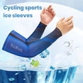 thumbnail image 4 of Ettsollp 1 Pair Cooling Arm Sleeves Super Soft Breathable Moisture-Wicking Sun Protection Outdoor Sports Arm Sleeves for Men Women, 4 of 8