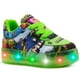 thumbnail image 3 of Tenis Luces Led Para Niño Moda VideoJuegos Mounstruo Creeper verde 14, 3 of 5