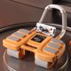 thumbnail image 5 of Roller AB Wheel AB Máquina de ejercicio Doble rueda para la Oficina de Gimnasio Orange, 5 of 6