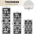 thumbnail image 4 of Black and White Geometric Boho Pattern Kitchen Rugs Sets Of 3,Kitchen Runner Rugs Non Skid Washable,Decorative Kitchen Floor Mats for Kitchen,Sink,Laundry,17"x30"+ 17"x47" + 17"x59", 4 of 6
