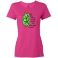thumbnail image 3 of Inktastic Mental Health Awareness Green Sunflower Ribbon Women's T-Shirt, 3 of 5