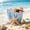 Blue, variant on Medium EVA Beach Tote Bag, Waterproof Washable Portable Open Tote Bag for Beach, Pool, Outdoor Sports Travel