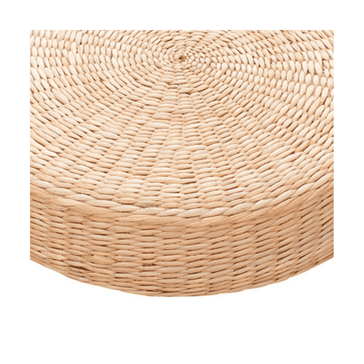 2 Pcs 45cm Yoga Mats Round Pouf Floor Pillow Seat Cushion Straw Thickening Soft Yoga Equipment