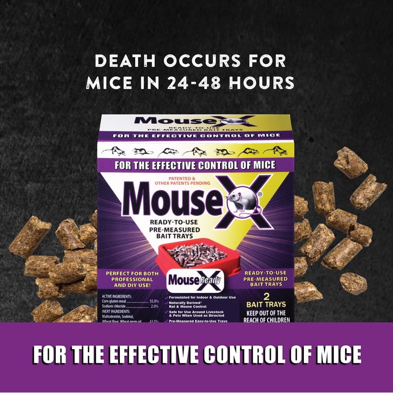 Ecoclear Products 6D All Natural Poison-Free Rat & Mouse Repellent - Humane, 8 Oz Pellets For Rodents (USA)