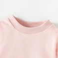 thumbnail image 4 of Kucnuzki Newborn Baby Girl Clothes 6 Months Fall Winter Bodysuit 12 Months Long Sleeve Solid Color Romper Bodysuit Pink, 4 of 6