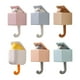 thumbnail image 4 of Gancho de animales de dibujos animados, colgadores decorativos de pared s, gancho para decoración del hogar, marrón claro, marrón, 3 uds., 4 of 9