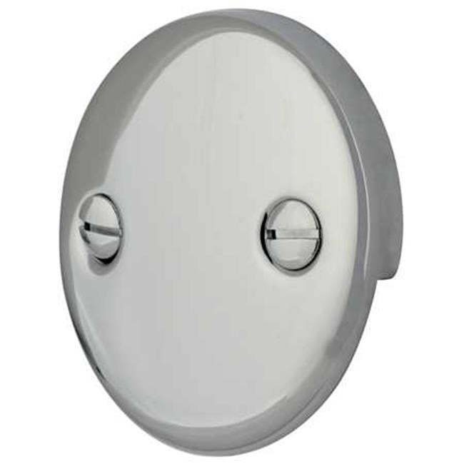 Bath Tub Overflow Plate Chrome