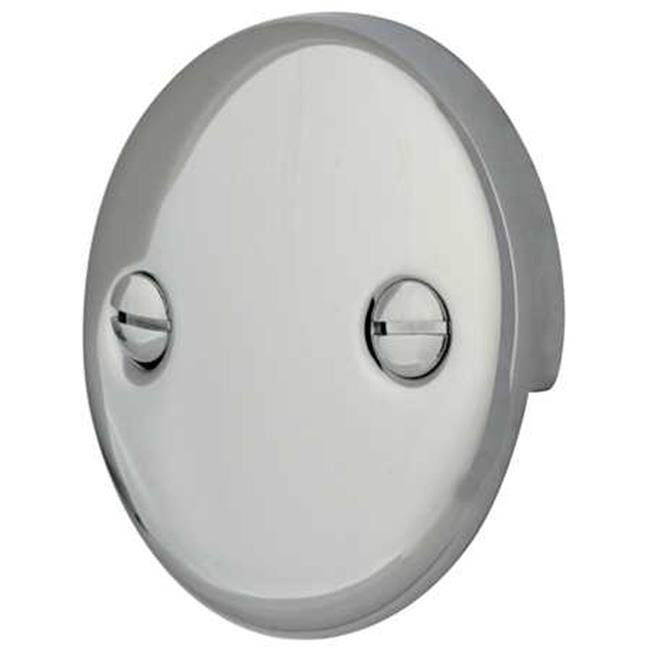 Bath Tub Overflow Plate Chrome