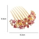 thumbnail image 2 of Accesorio de pasador de peine de flor con incrustaciones de diamantes de imitación para mujer, regalo del Día de la madre para mamá, regalo de vacaciones de Navidad para mujer MFZFUKR CPB-CJZ1723-3, 2 of 6
