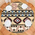 thumbnail image 2 of Round Table Cover with Elastic Edge and Boho Floral Pattern, 44 Inch Fits 38-42 Inch Tables Easy Clean, 2 of 7