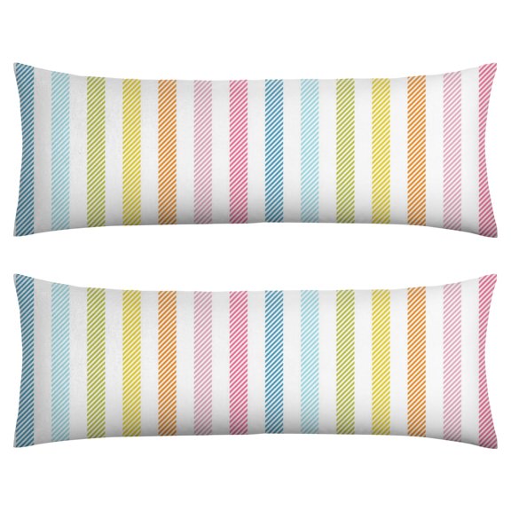 Abstract Watercolor Body Pillow Case 20x54 Inches - Stretchy Long Pillow Cover with Invisible Zipper - Breathable Maternity & Sleeping Pillow Cover for Adults