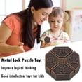 thumbnail image 2 of 3D Lock Puzzle Juguete Aleación Metal Educativo IQ Mind Brain Teaser Tester Box JShteea El nuevo, 2 of 6