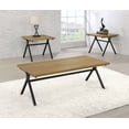thumbnail image 2 of Colmar 3-piece Engineered Wood Coffee Table Set Golden Oak, 2 of 6