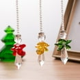 thumbnail image 4 of Christmas Saving Clearance! Sruiluo Crystal Decoration for Car Rainbow Angel Crystal Suncatcher Colorful Beaded Pendant Hanging Decoration Hanging Ornaments for Car Home Red, 4 of 7