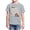 SPORT GRAY, variant on Disney Pixar Hoppers King George Name Stack Youth T Shirt (Light Blue, XS-XL)