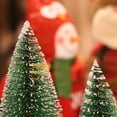 thumbnail image 5 of Desktop Mini Christmas Tree Set of 4 - Miniature Pine Trees with Snow Coverage and Wooden Base for Xmas Tabletop Decor, 5 of 7