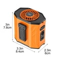 thumbnail image 2 of PIMOXV 3 Speed Portable Clip On Rechargeable Mini Waist Fan, 2 of 5