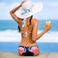 thumbnail image 5 of Starry Sky Flamingo Detachable Sponge Adjustable Strap Bikini Set Two-Pack Swimsuit Swim Suits Swim Wear, 5 of 6
