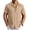 Khaki, variant on COOFANDY Short Sleeves Button Down Shirt Casual Shirts for Men Beach Wedding Shirts