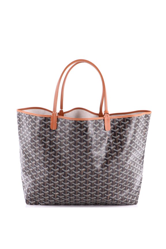 Pre-Owned Saint Louis Reversible Tote Coated Canvas and Printed Canvas GM By Rebag