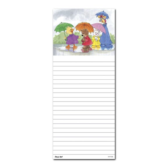 Suzy's Zoo Memo Note Pad, "Rainy Day Friends" 11105