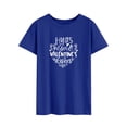 thumbnail image 3 of TWZH Women Hugs Kisses Valentine Wishes Letter Short Sleeve T-Shirt, 3 of 6
