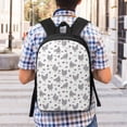thumbnail image 5 of Uemuo Funny Chicken Printed Durable 17-inch Student Backpack - Lightweight, Waterproof, Adjustable Straps, Ideal for School, Work, Travel, 5 of 5