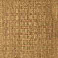 thumbnail image 1 of Ahgly Company Indoor Square Abstract Brown Contemporary Area Rugs, 7' Square, 1 of 4