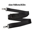 thumbnail image 2 of Shoulder Strap, Adjustable Thick Soft Universal Replacement Non-Slip Fit Padded with Metal Swivel Hooks for Laptop Shoulder Bag/Laptop Messenger Bag/Crossbody Bag, 1 Pcs, 63 Inches, 2 of 2