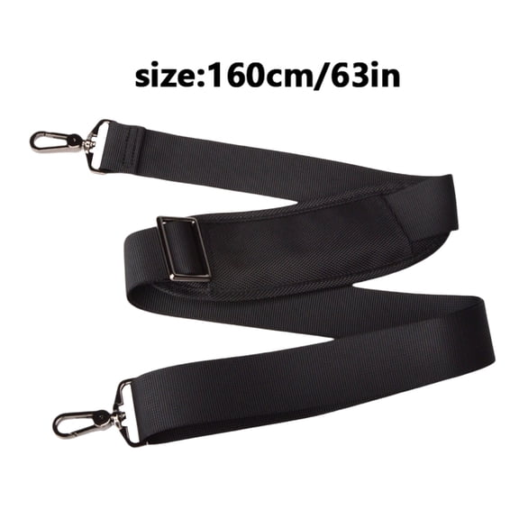 63 Inch Shoulder Strap,Luggage Straps,Crossbody Strap,Bag Strap Crossbody,Purse Straps Replacement Crossbody,Adjustable Thick Soft Universal Replacement For Briefcase Laptop Messenger Bag