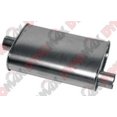 thumbnail image 3 of Dynomax Exhaust Muffler 17713 Thrush Turbo; 2-1/4 Inch Offset Inlet; 2-1/4 Inch Offset Outlet; 14 Inch Case Length/18-1/2 Inch Overall Length, 3 of 3