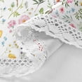 thumbnail image 4 of GZHJMY Colorful Flowers 60 Inch Round Tablecloth with Zipper Umbrella Hole Washable Spillproof Table Cloth Decorative for Picnic,Camping,Indoor and Outdoor, 4 of 7