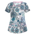 thumbnail image 1 of Danza sexy Las mujeres cimas de espuma casual espuma paisley impresión v cuello las cimas de enfermería del cuello de trabajo desgaste pullover suelto camisetas de ropa de vestir Danza sexy Casual suelto, 1 of 2