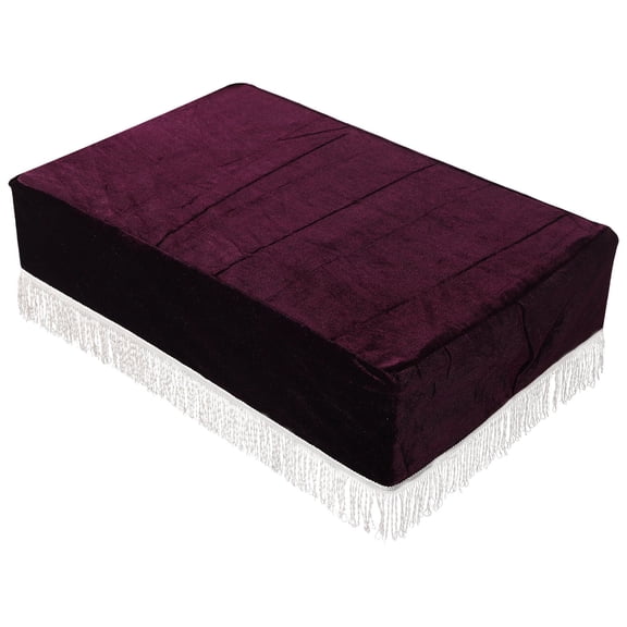 GOOHOCHY Vintage Soft Velvet Piano Bench Cover, Decorative Slipcover for Single Piano Chair, Washable Seat Protector for Vanity Stool