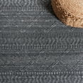 thumbnail image 6 of SAFAVIEH Marbella Devereux Striped Area Rug, Grey, 6' x 6' Round, 6 of 8