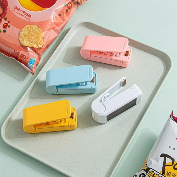 FurNest Mini Bag Sealer,Portable Handheld Heat Vacuum Sealer Bag Sealer,Hand Pressure Heat Sealing Machine,Resealer Machine for Plastic Bags Snacks Fres