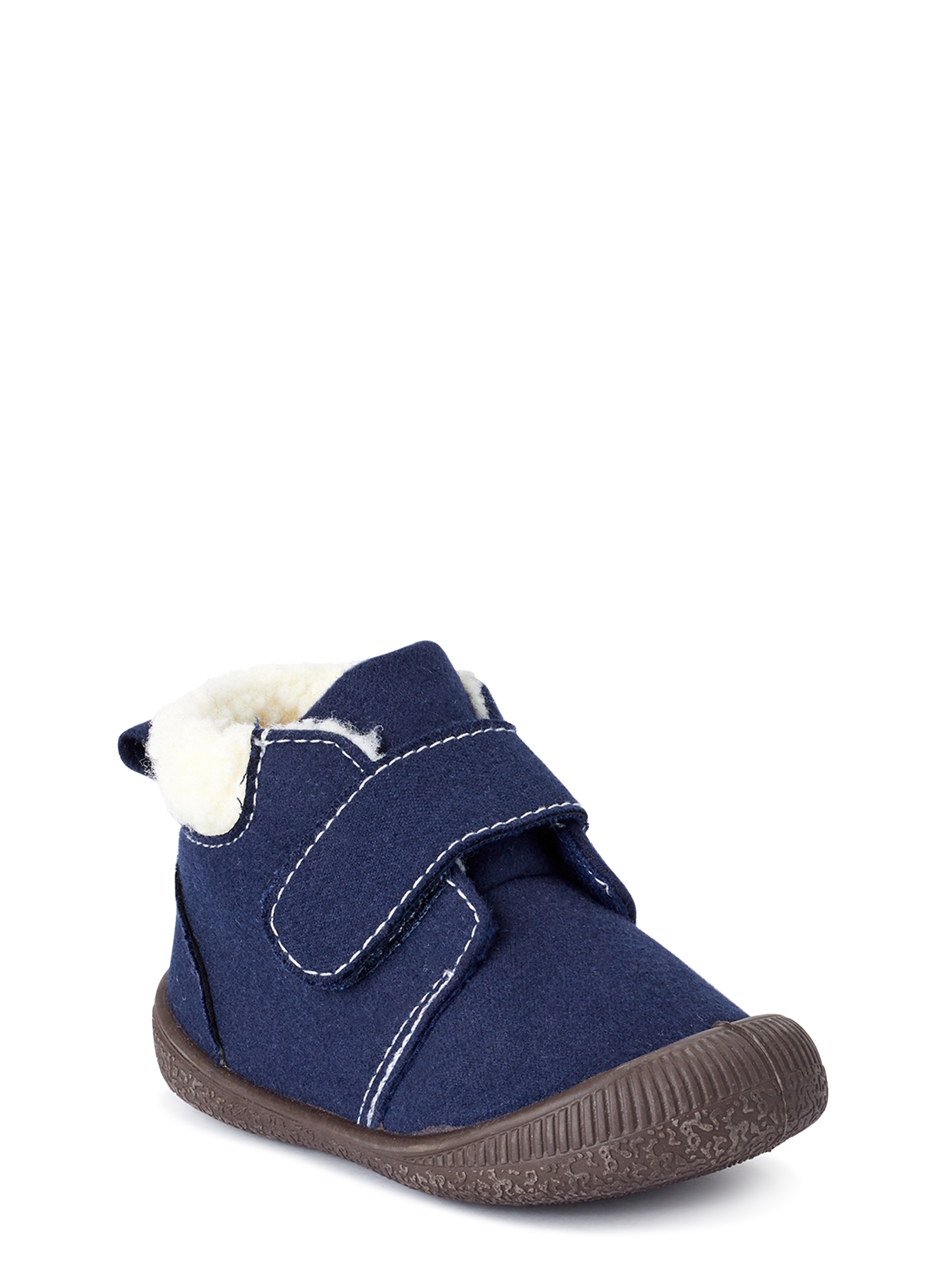 Gerber Infant and Toddler Boys Wool Faux Sherpa High Top Sneaker